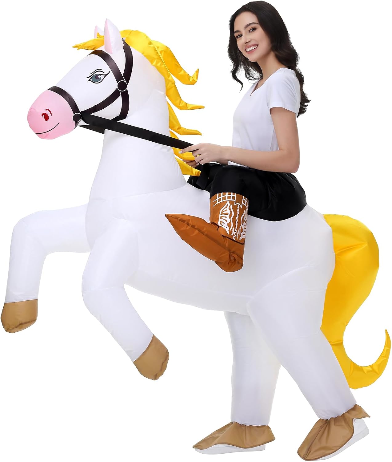 Inflatable Horse Costume Adult Halloween — WeirdThingsToBuy weird find