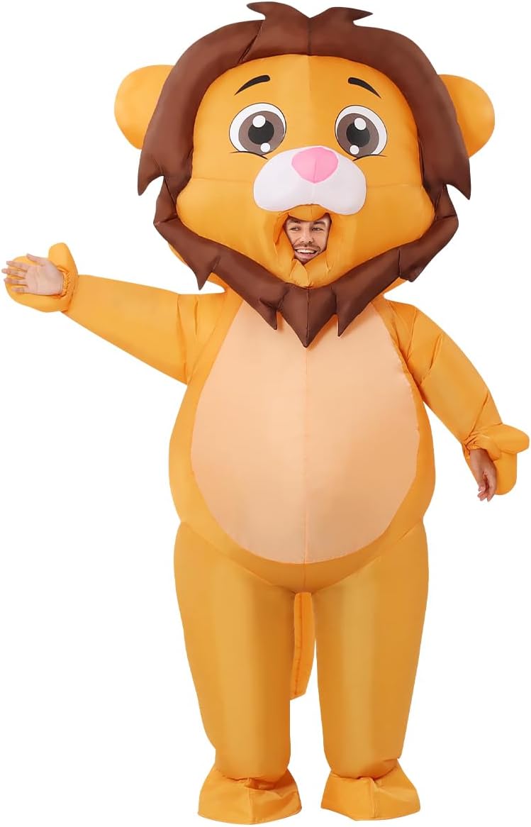 Inflatable Lion Costume Adults Situation — WeirdThingsToBuy weird find