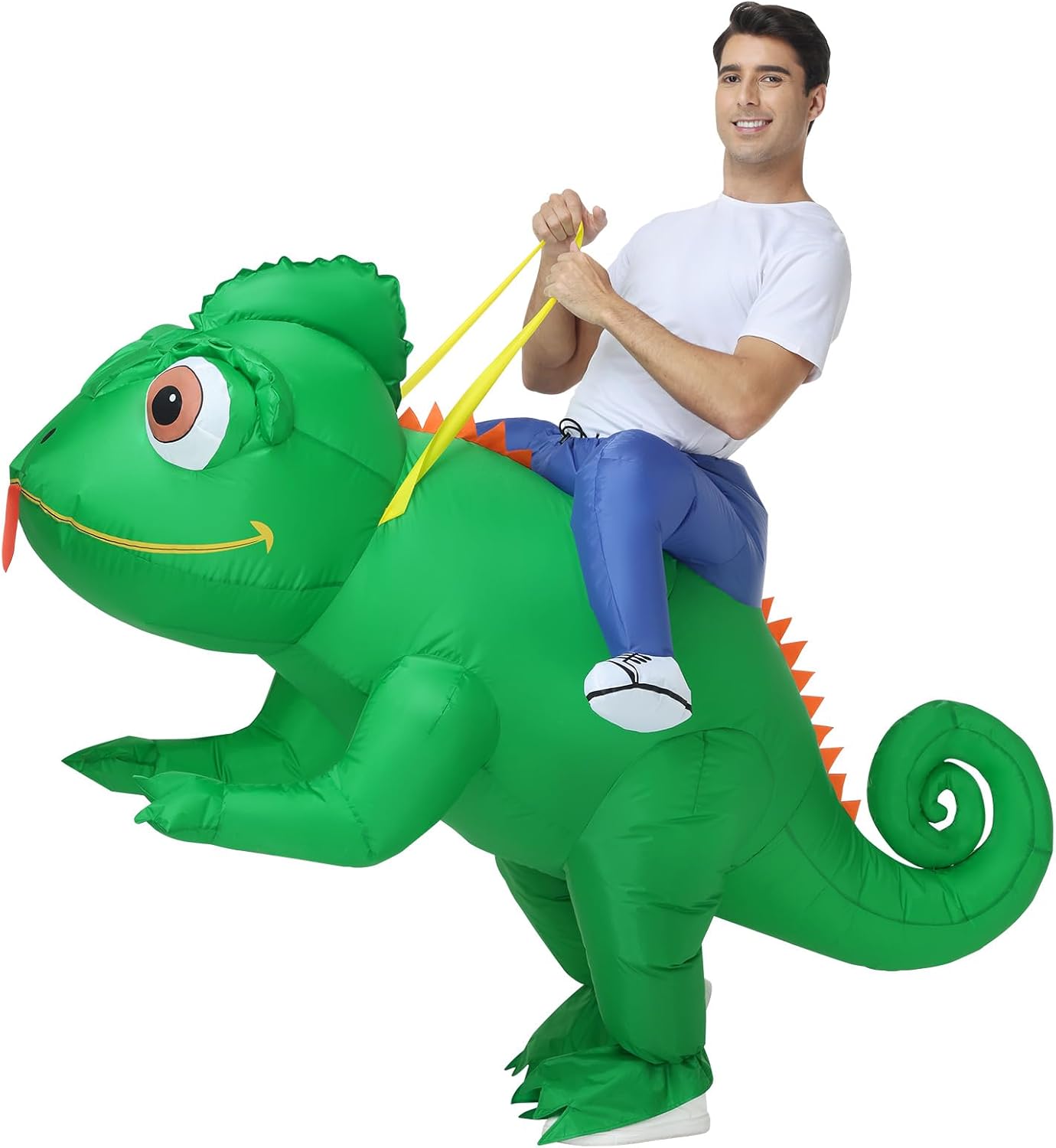 Inflatable Lizard Costume Adult Funny Situation — WeirdThingsToBuy weird find