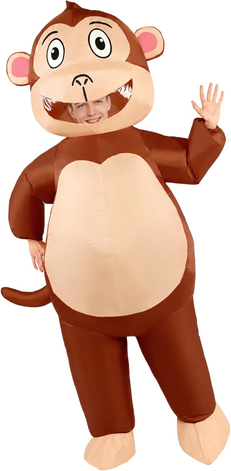 Inflatable Monkey Costume Adult Funny — WeirdThingsToBuy weird find