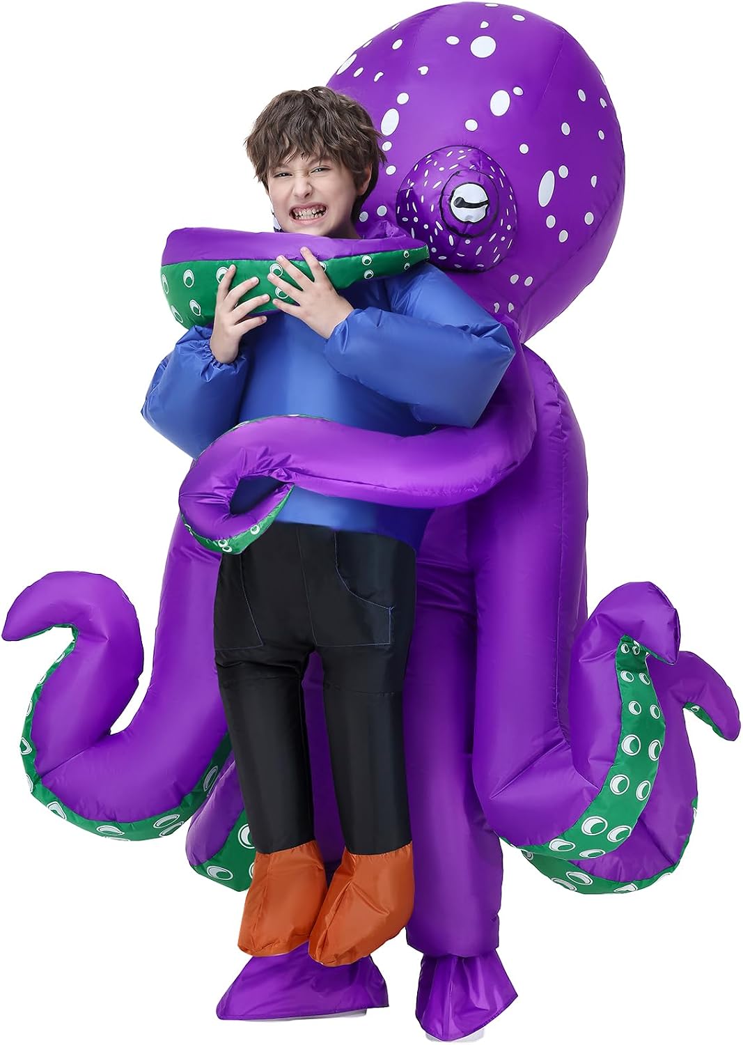 Inflatable Octopus Costume Kids Inflatable Situation — WeirdThingsToBuy weird find