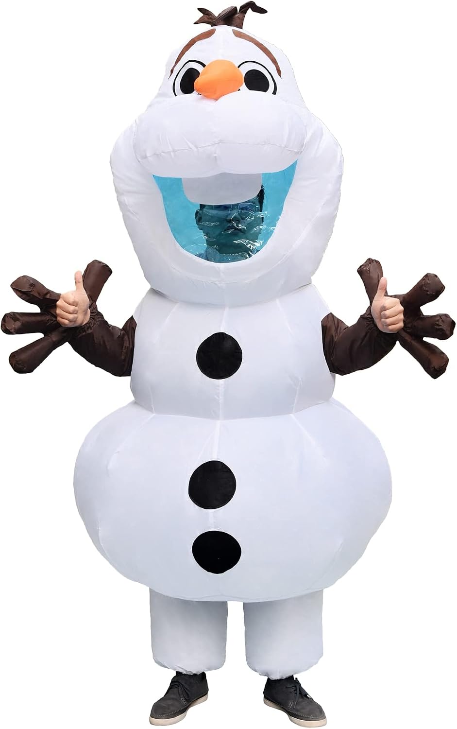 Inflatable Olaf Costume Adult Size — WeirdThingsToBuy weird find