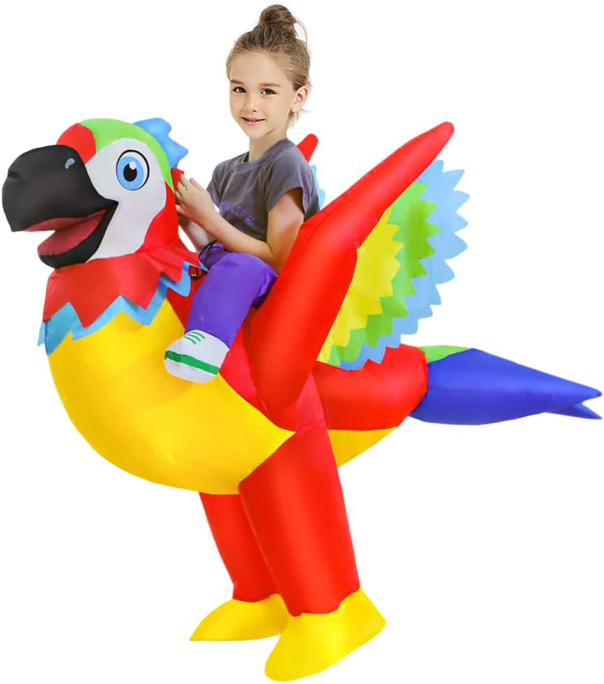 Inflatable Parrot Costume Kids Parrot Energy — WeirdThingsToBuy weird find