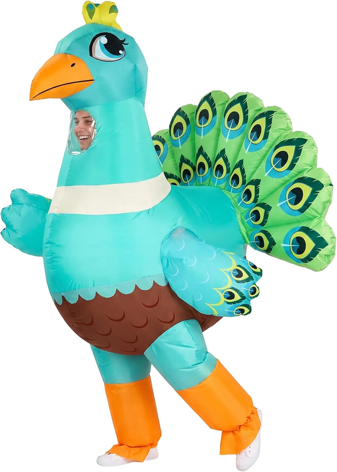 Inflatable Peacock Costume Adults Full — WeirdThingsToBuy weird find