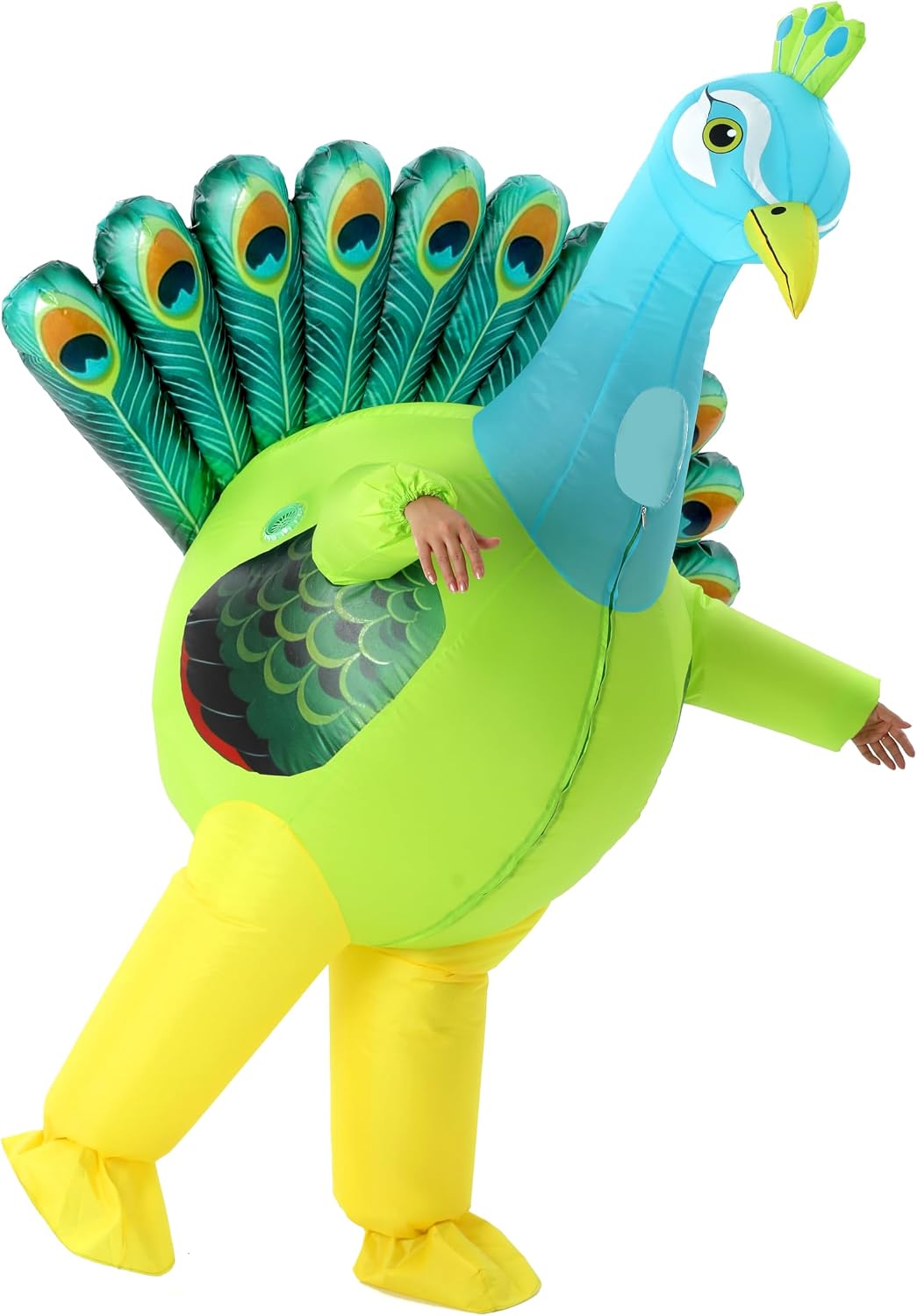 Inflatable Peacock Costume Inflatable — WeirdThingsToBuy weird find
