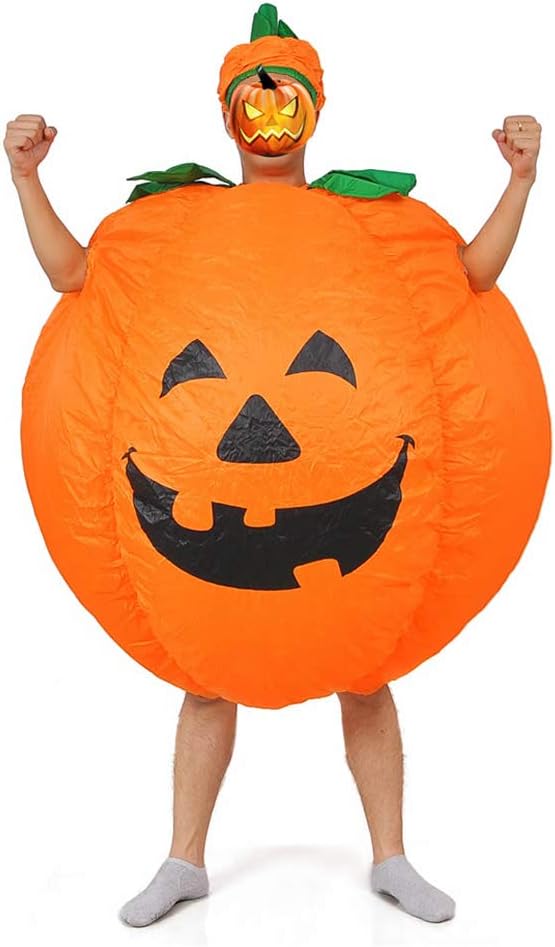 Inflatable Pumpkin Costume Fancy Dress Situation — WeirdThingsToBuy weird find