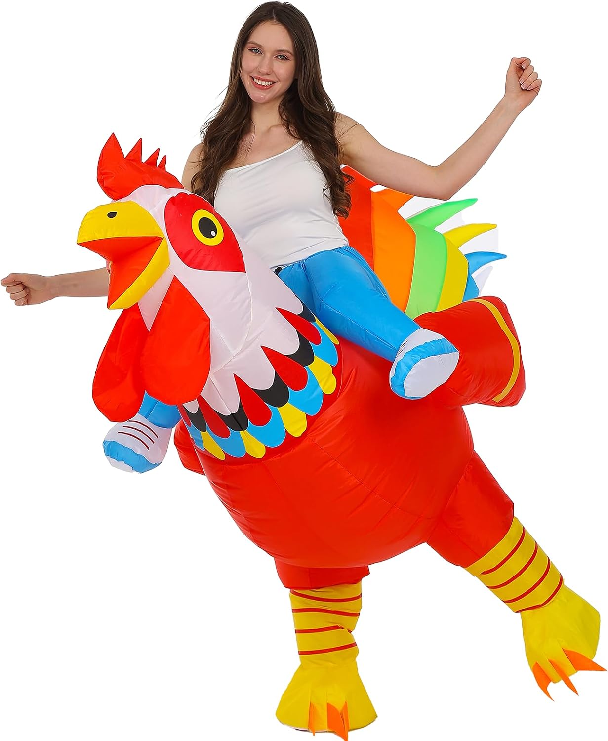 Inflatable Rooster Costume Full Body — WeirdThingsToBuy weird find