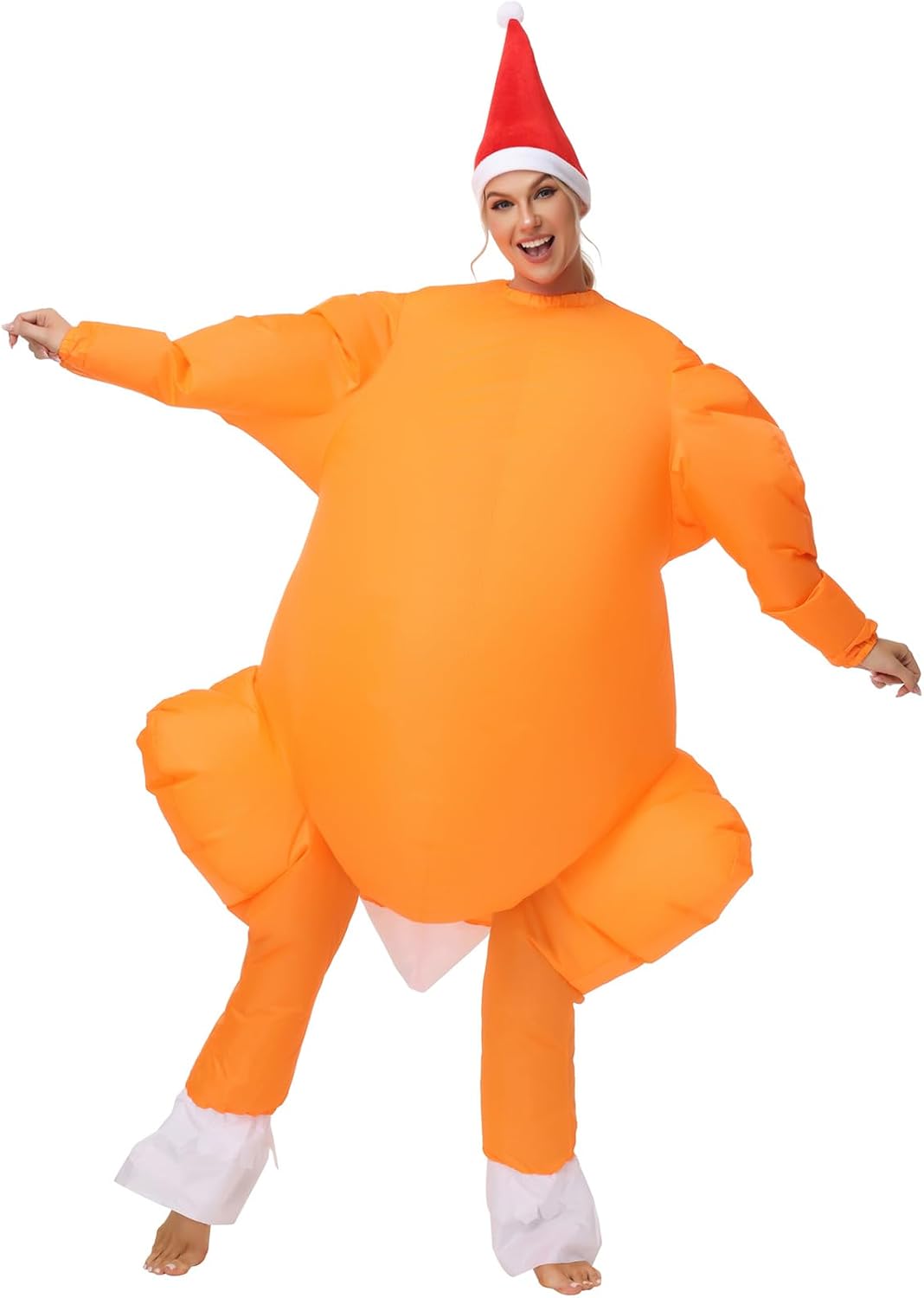 Inflatable Santa Claus Costume Men Situation — WeirdThingsToBuy weird find