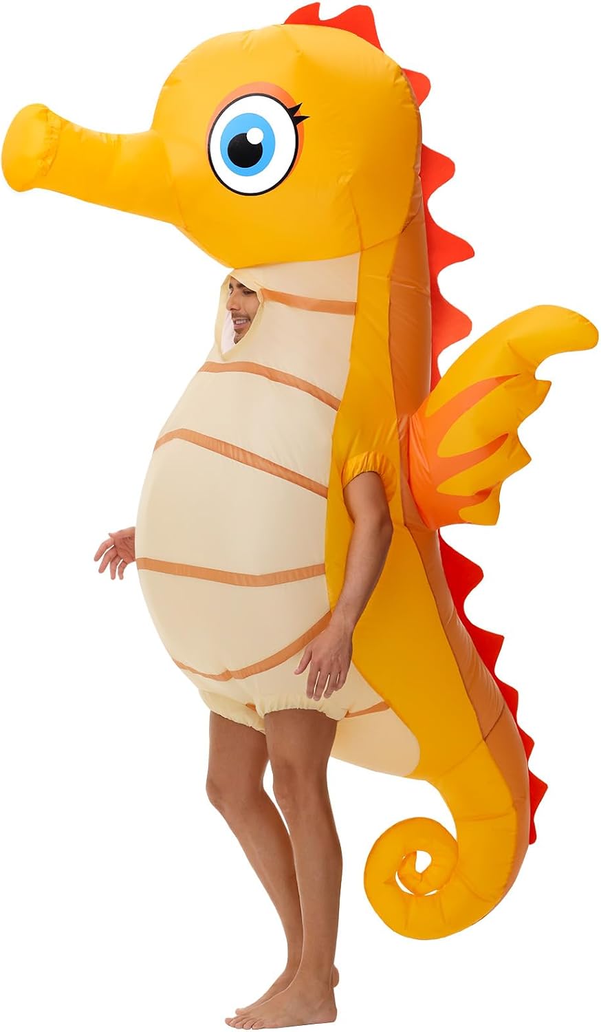 Inflatable Seahorse Costume Adult Halloween Energy — WeirdThingsToBuy weird find