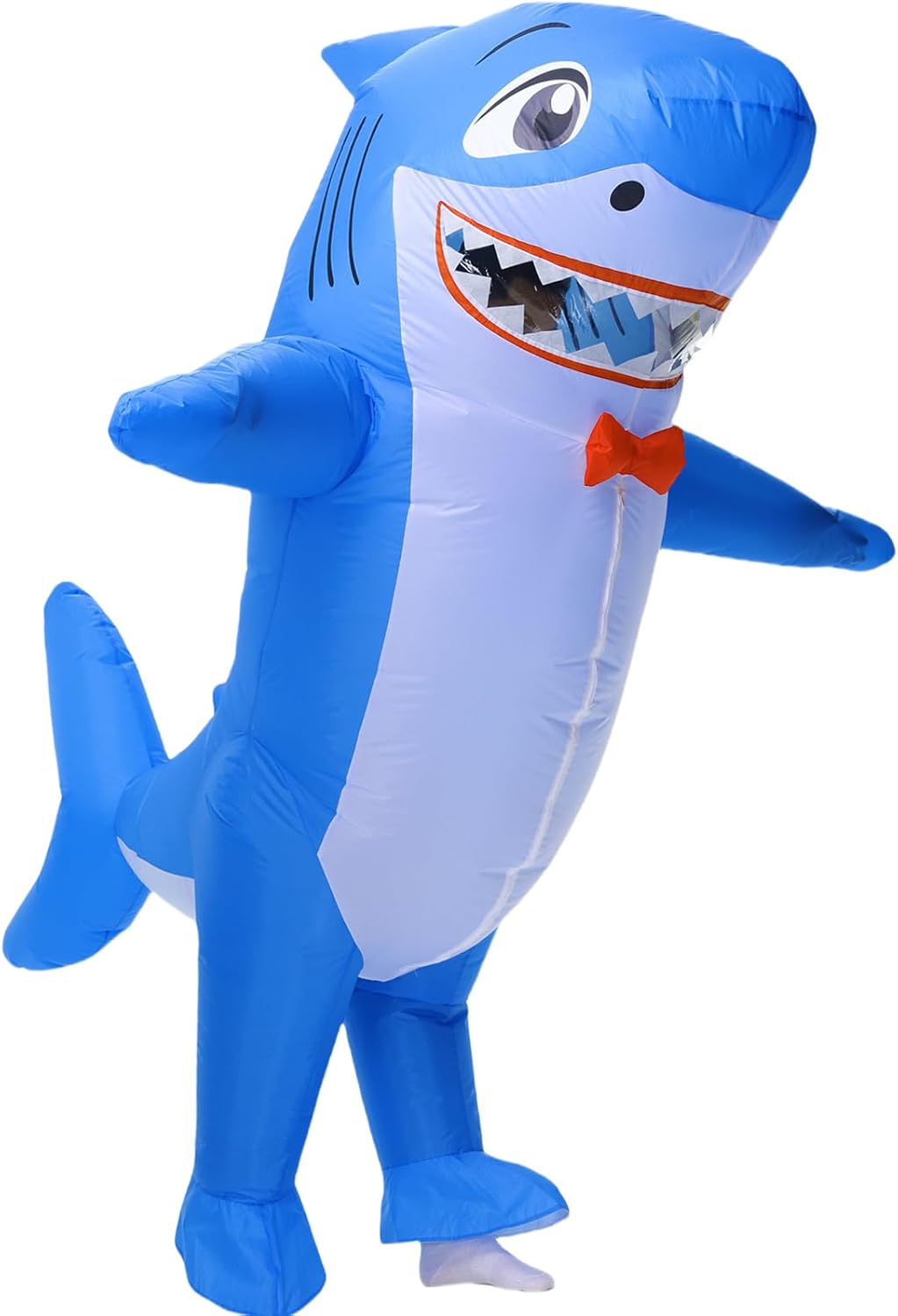 Inflatable Shark Costume Blow up — WeirdThingsToBuy weird find