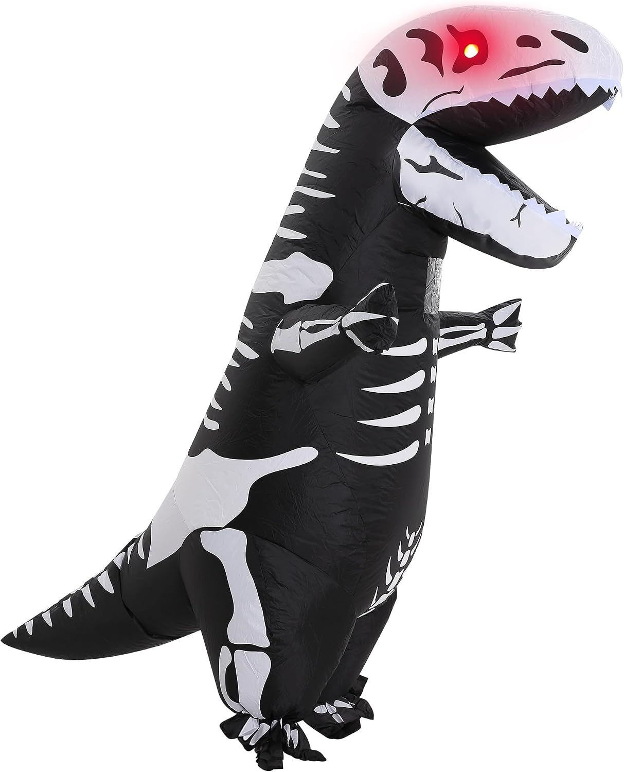 Inflatable Skeleton Dinosaur Costume — WeirdThingsToBuy weird find