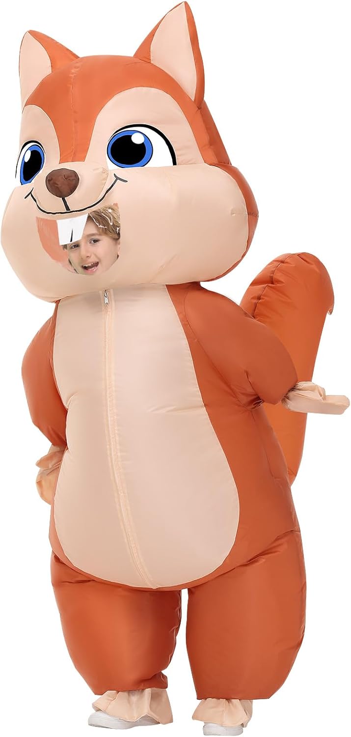 Inflatable Squirrel Costume Kids — WeirdThingsToBuy weird find