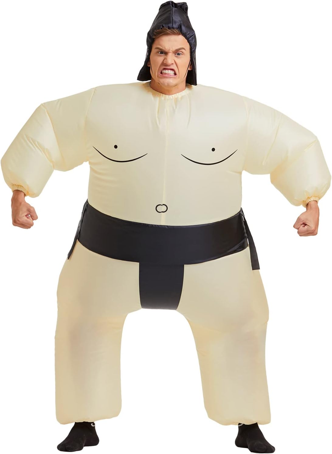Inflatable Sumo Costume Blow up Energy — WeirdThingsToBuy weird find