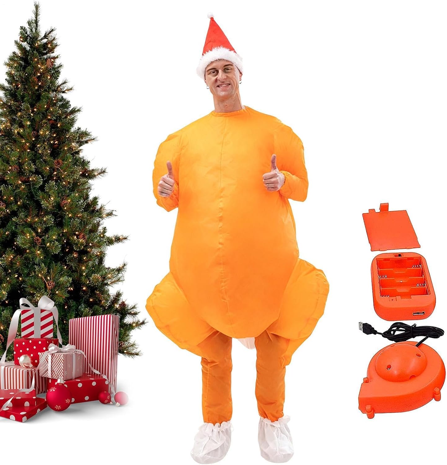 Inflatable Turkey Costume Adult Inflatable — WeirdThingsToBuy weird find