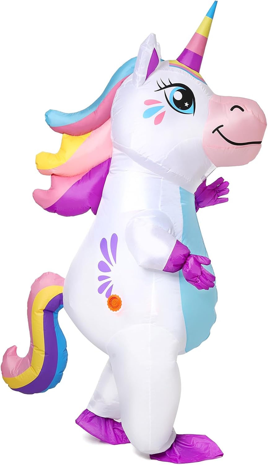 Inflatable Unicorn Costume Adult Funny — WeirdThingsToBuy weird find