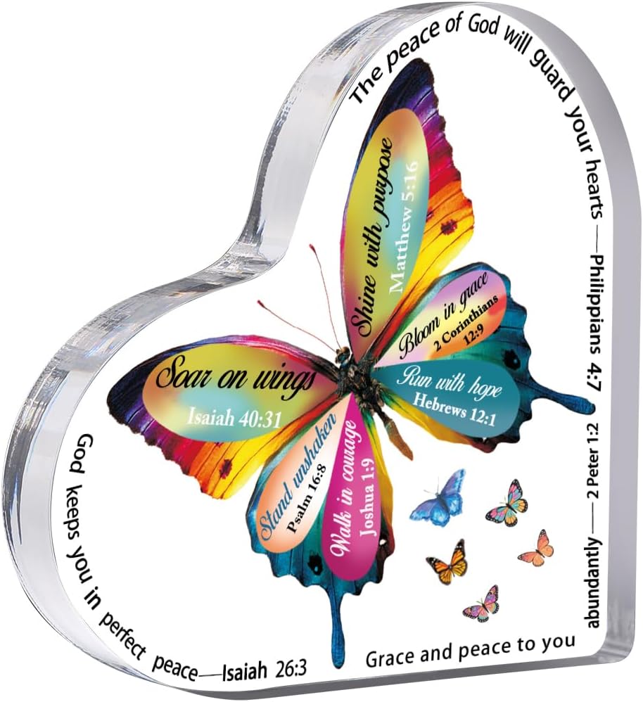 Inspirational Christian Butterfly Acrylic — WeirdThingsToBuy weird find