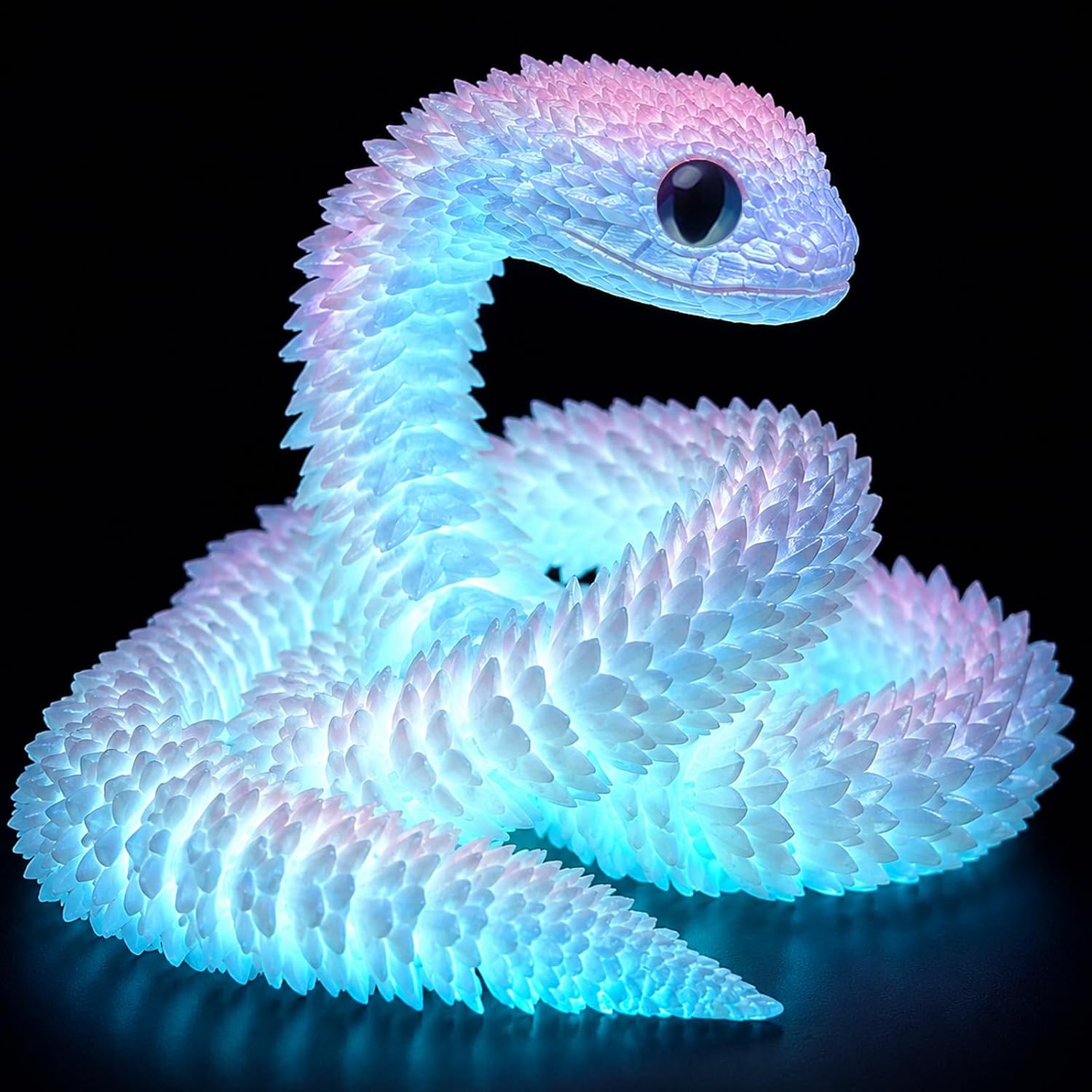 Ivrmtal 24in 3d Printed Snake Energy — WeirdThingsToBuy weird find