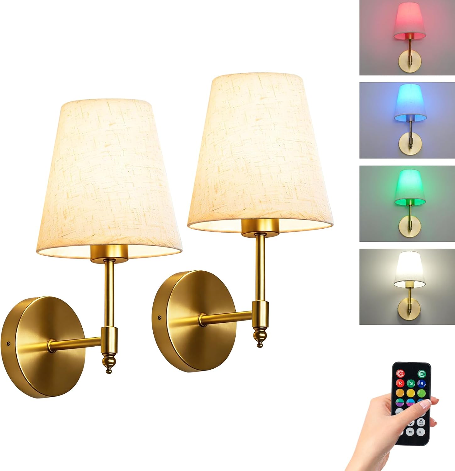 Jackonlux Battery Powered Sconces — WeirdThingsToBuy weird find
