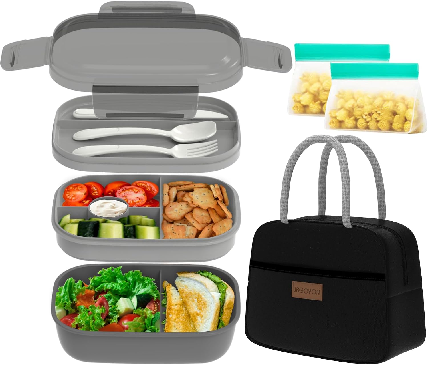 Jbgoyon Leakproof Bento Box Insulated — WeirdThingsToBuy weird find