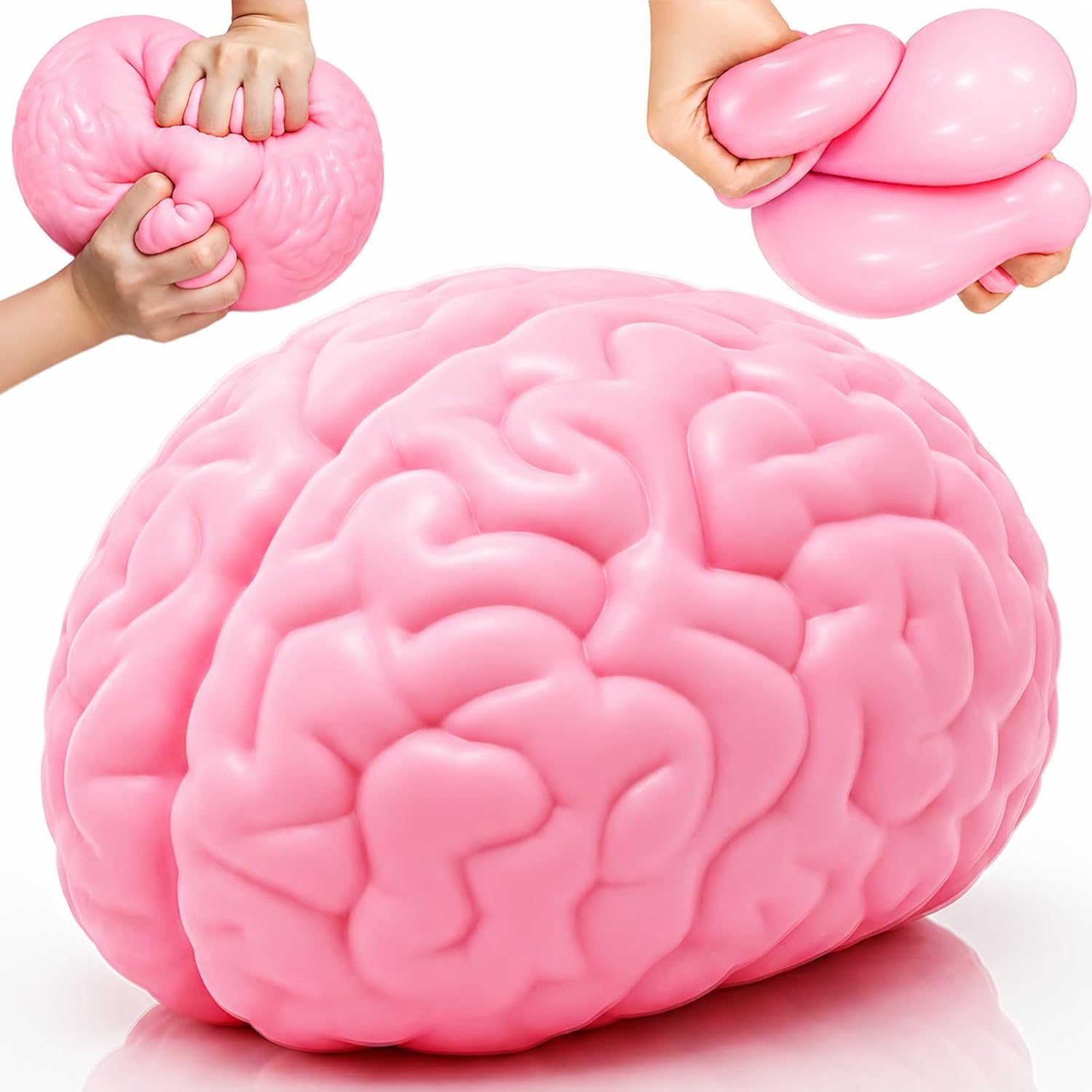 Jumbo Squishy Brain Stress Balls Energy — WeirdThingsToBuy weird find