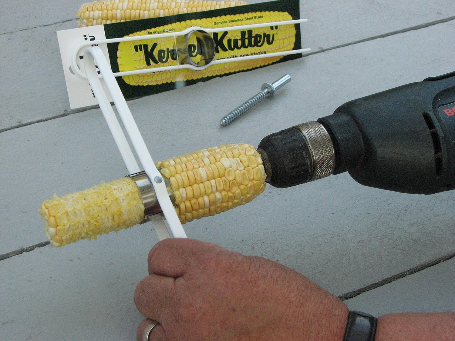 Kernel Kutter Sweet Corn Cutter Energy — WeirdThingsToBuy weird find