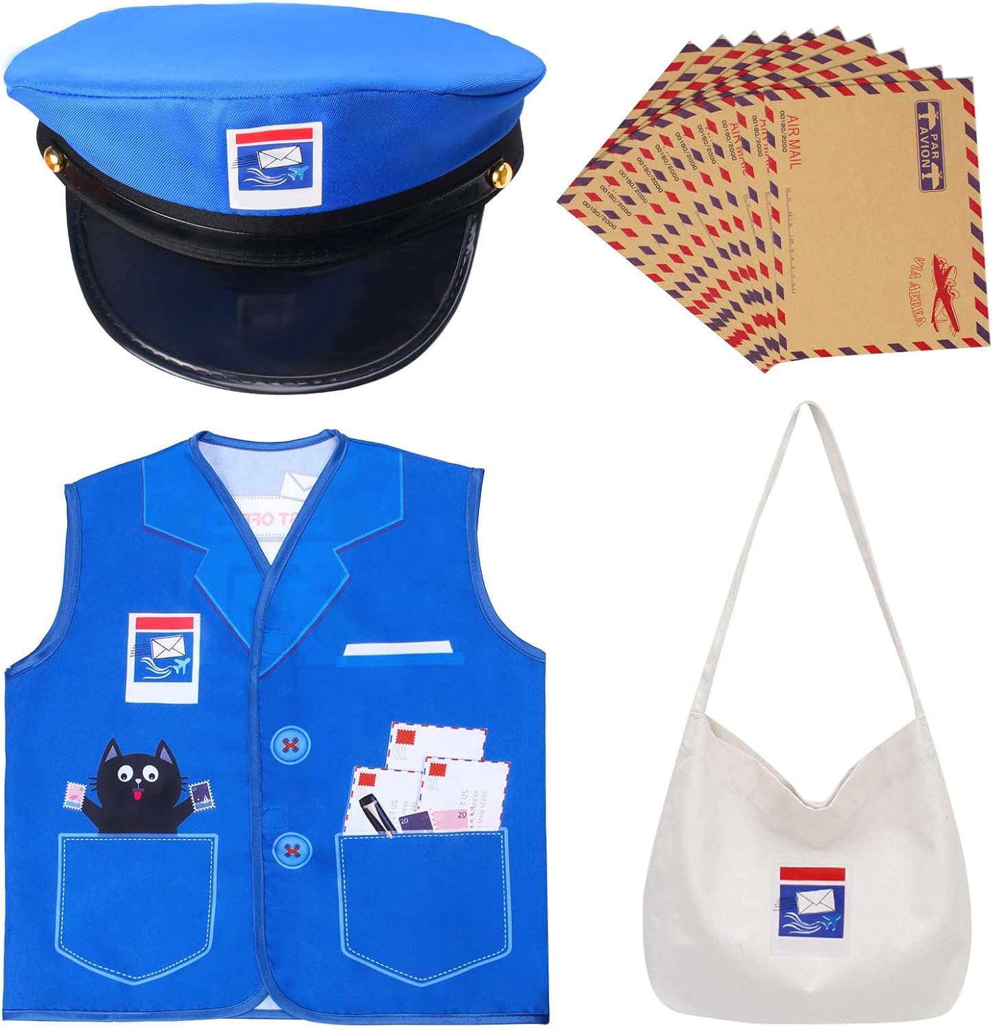 Kids Mailman Costume Mail Carrier — WeirdThingsToBuy weird find