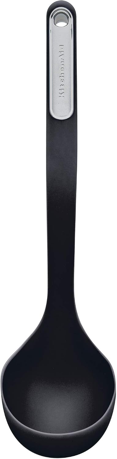 Kitchenaid Silicone Ladle Black Energy — WeirdThingsToBuy weird find