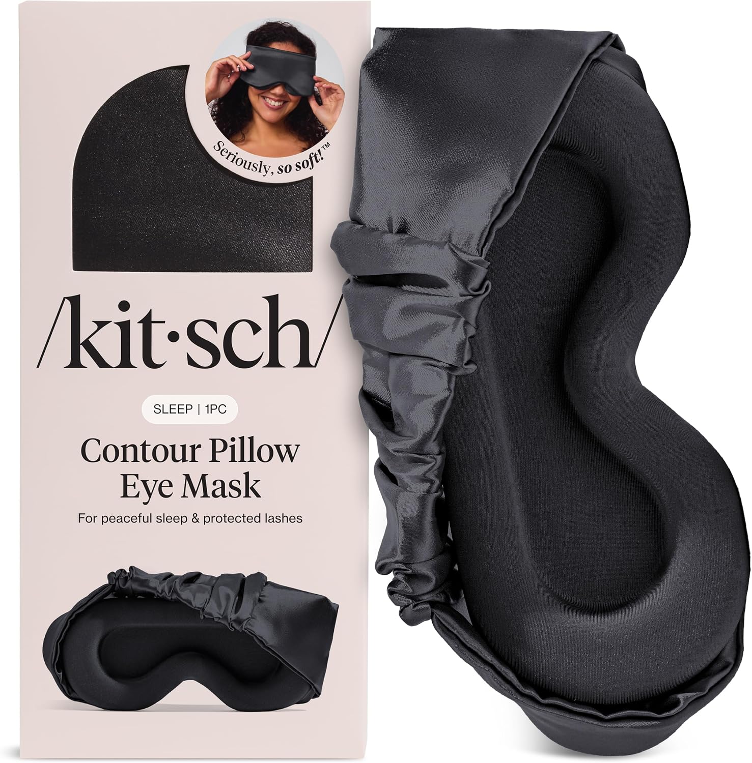 Kitsch Contour Satin Sleep Mask — WeirdThingsToBuy weird find