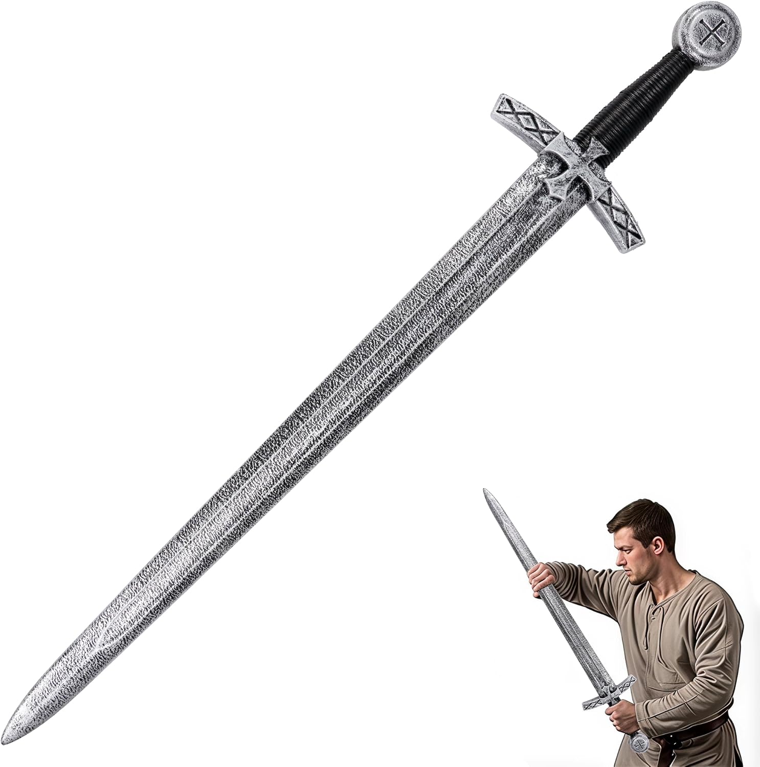Knight Sword Plastic Medieval Sword Situation — WeirdThingsToBuy weird find