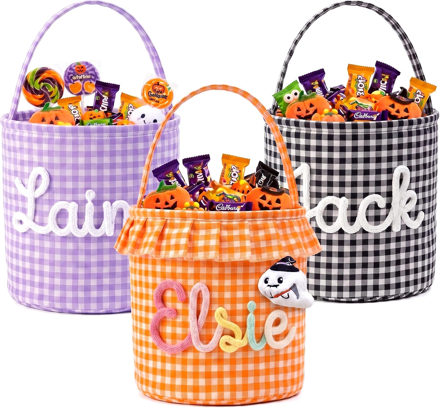 Knttiabay Personalized Halloween Gingham — WeirdThingsToBuy weird find