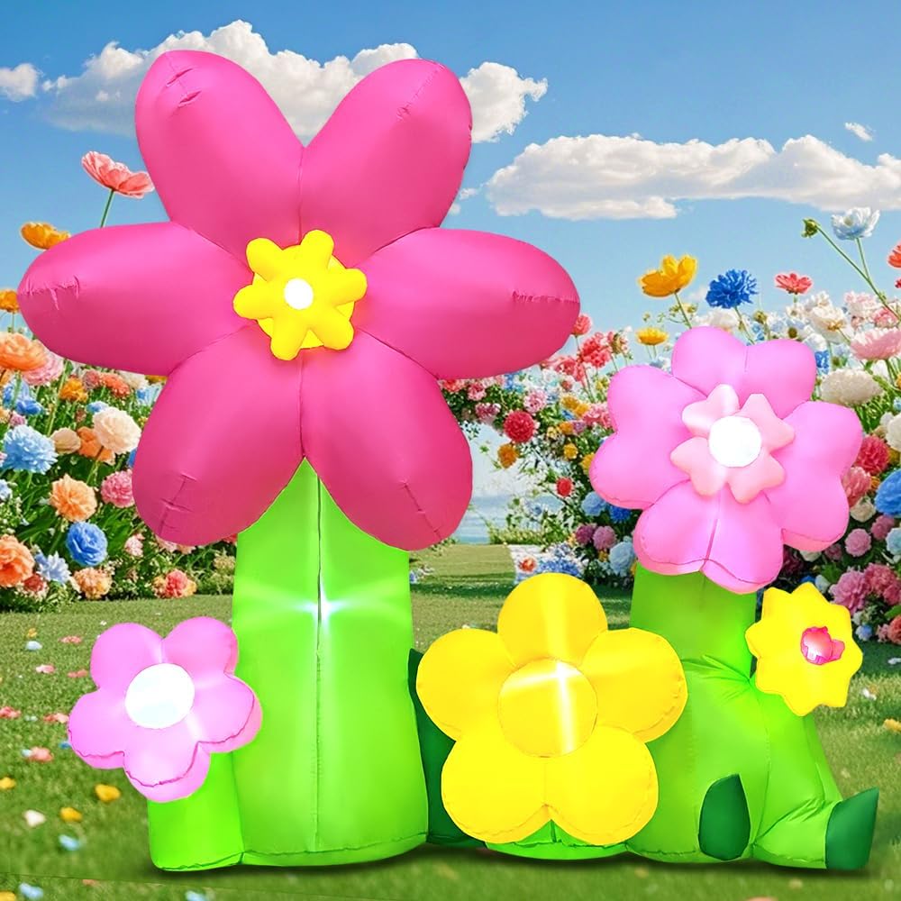 Kooy 6ft Spring Easter Inflatable Situation — WeirdThingsToBuy weird find