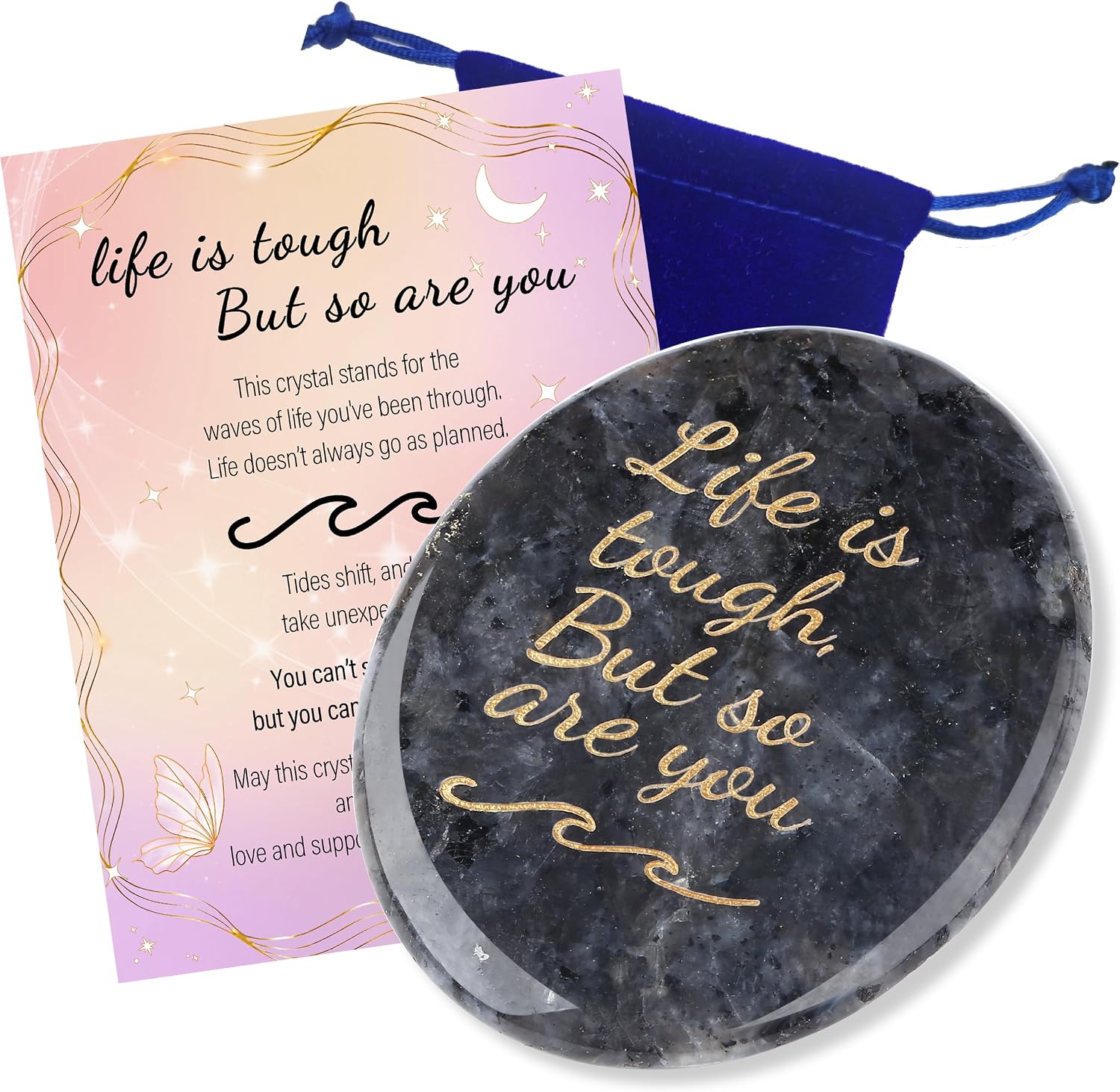 Labradorite Worry Stone Transformation Healing — WeirdThingsToBuy weird find