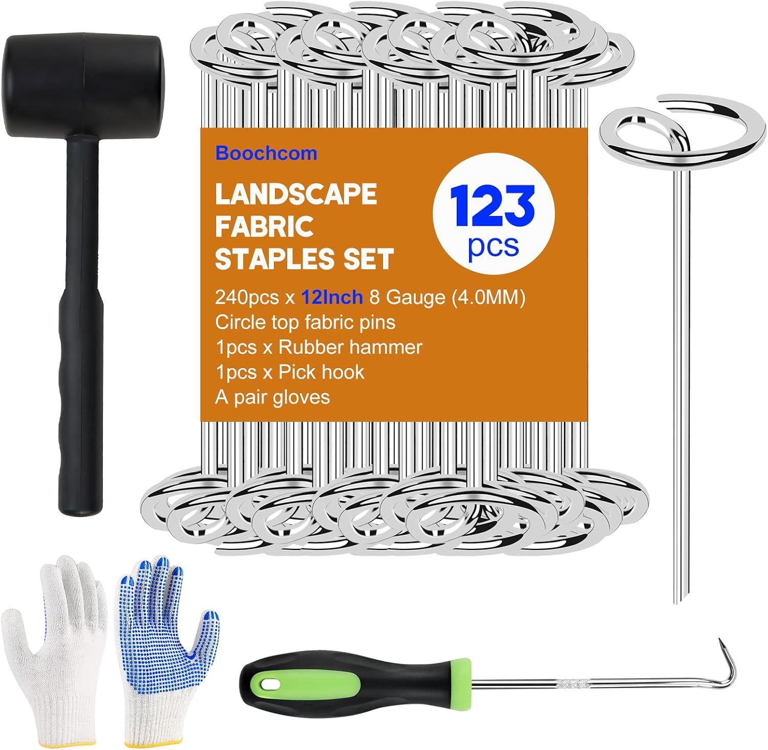 Landscape Fabric Staples 12inch 120pcs Energy — WeirdThingsToBuy weird find