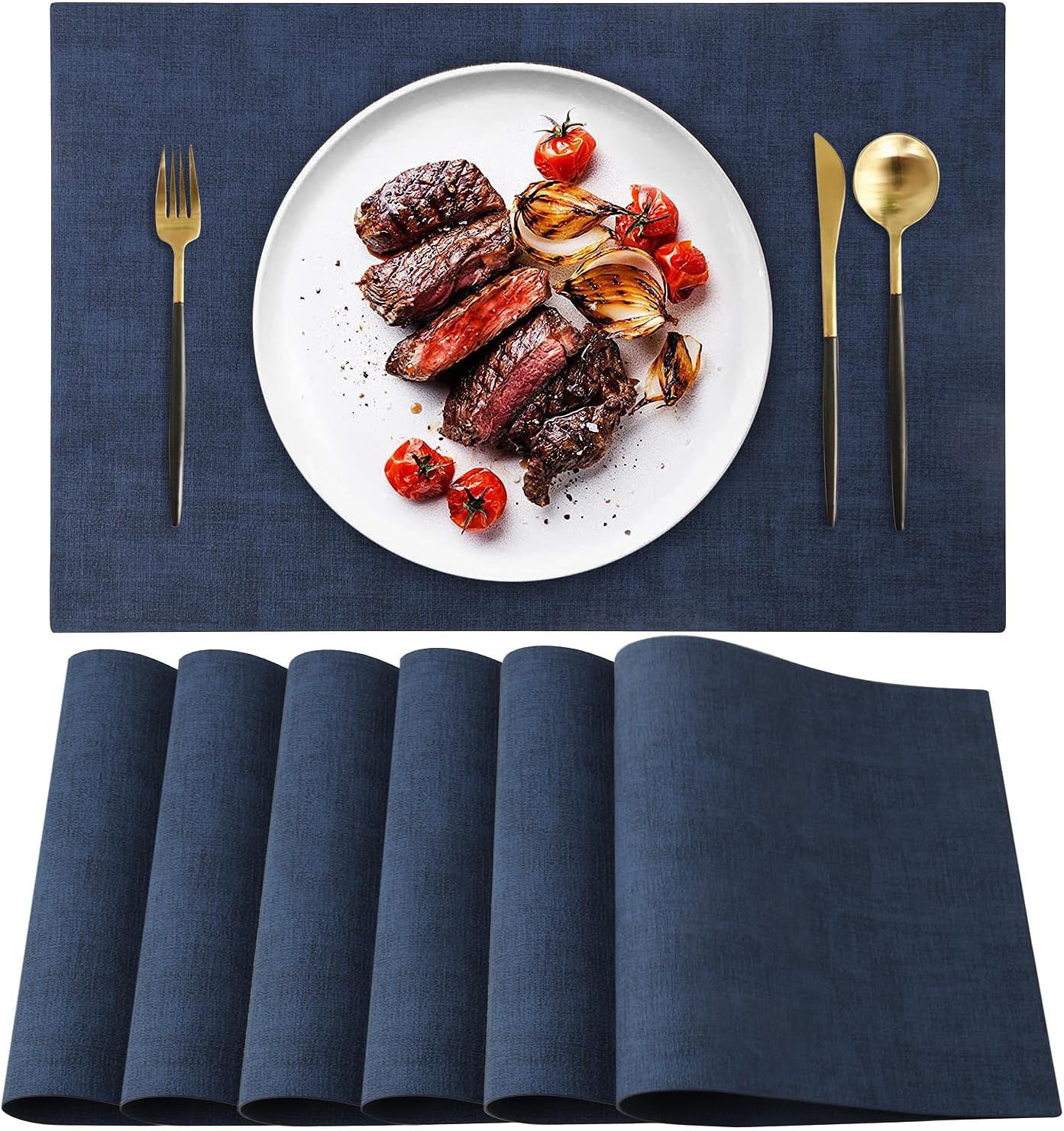 Landview Leather Heat Resistant Placemats — WeirdThingsToBuy weird find