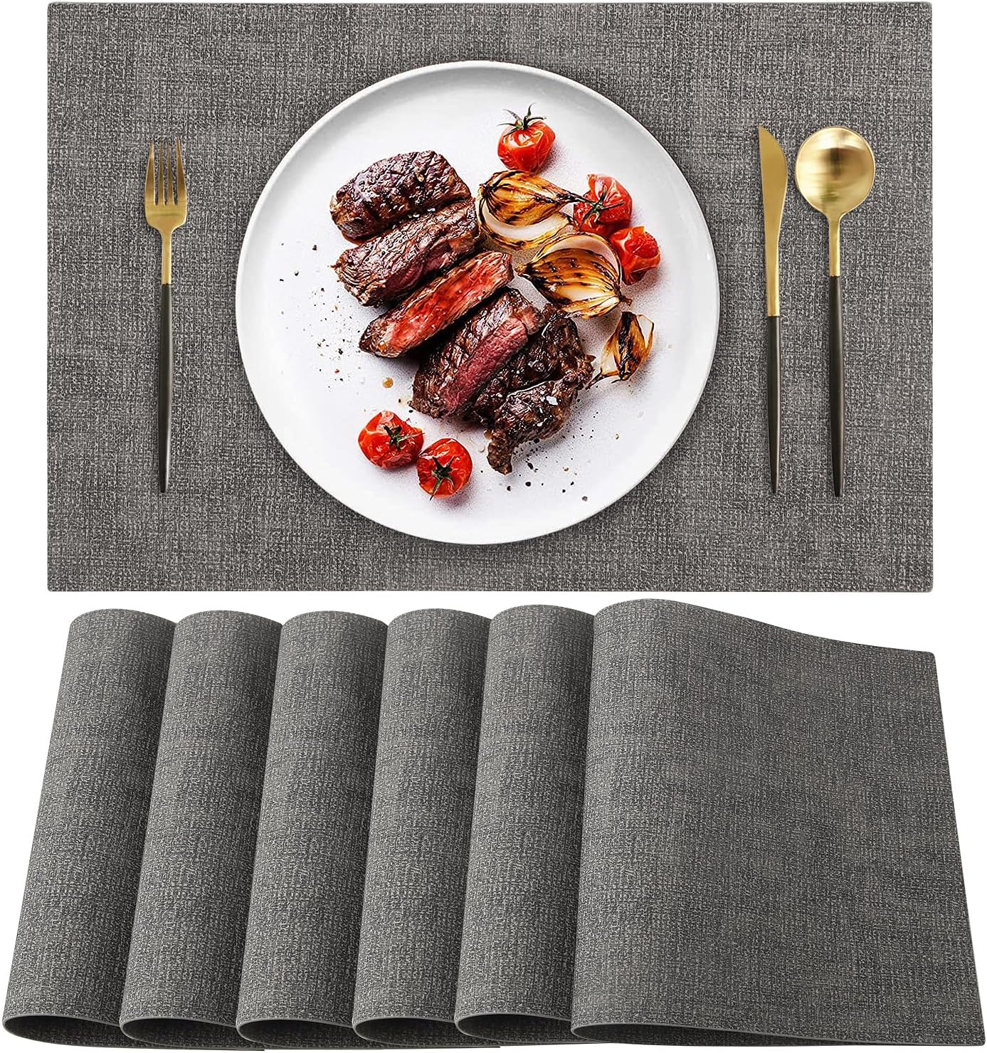 Landview Leather Heat Resistant Placemats Energy — WeirdThingsToBuy weird find