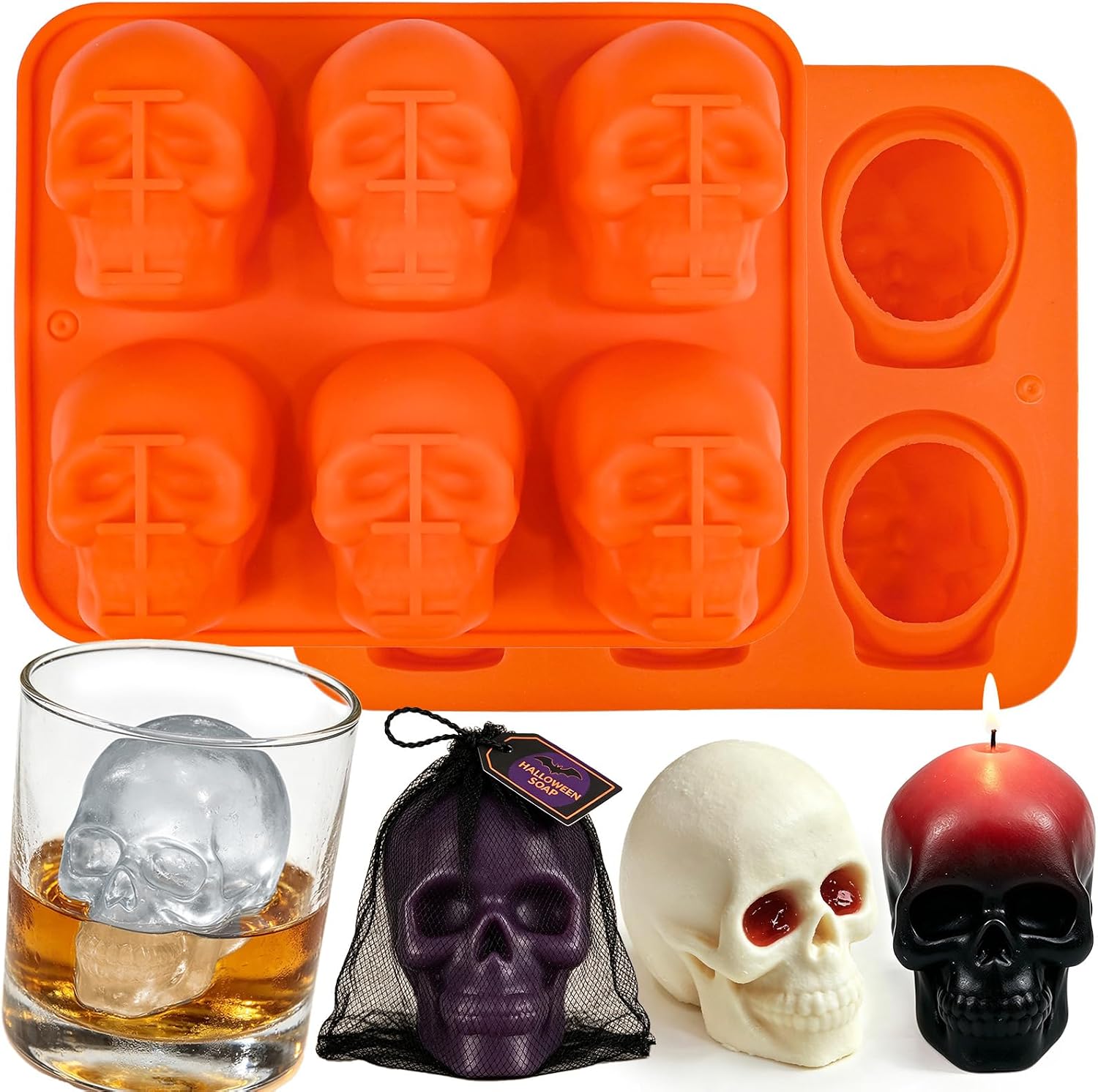 Large Skull Chocolate Mold 2 — WeirdThingsToBuy weird find