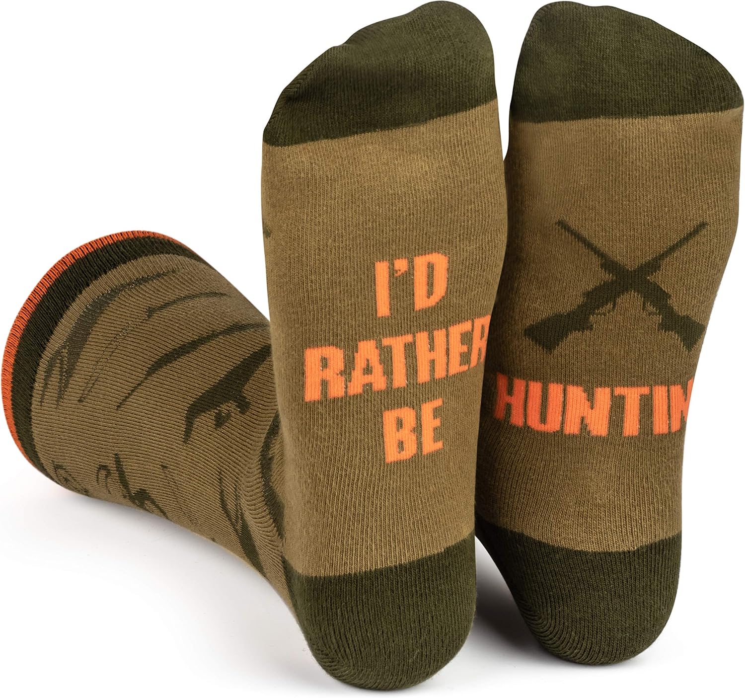 Lavley Fishing Hunting Socks Funny Situation — WeirdThingsToBuy weird find