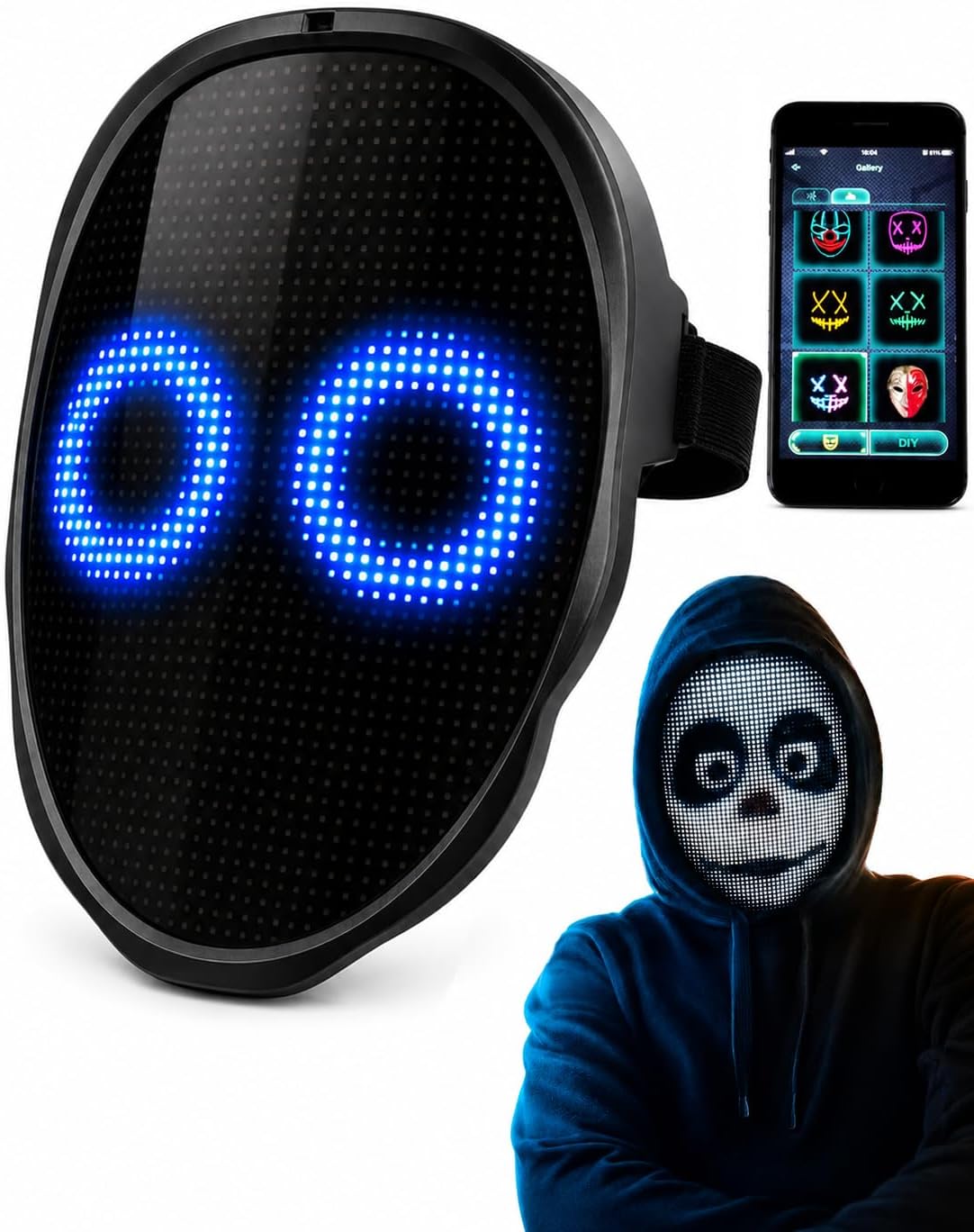 Led Light up Mask App Situation — WeirdThingsToBuy weird find