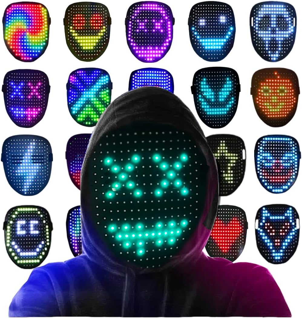 Led Mask Gesture Sensing Led Energy — WeirdThingsToBuy weird find
