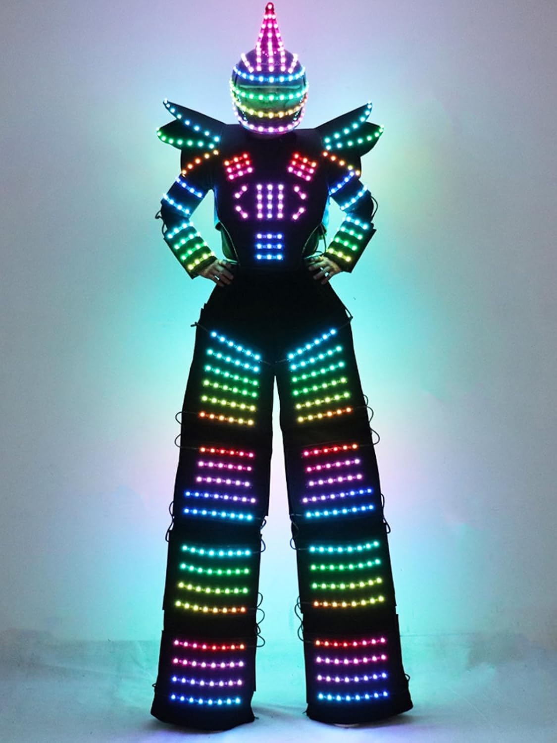 Led Robot Party Costume dj — WeirdThingsToBuy weird find