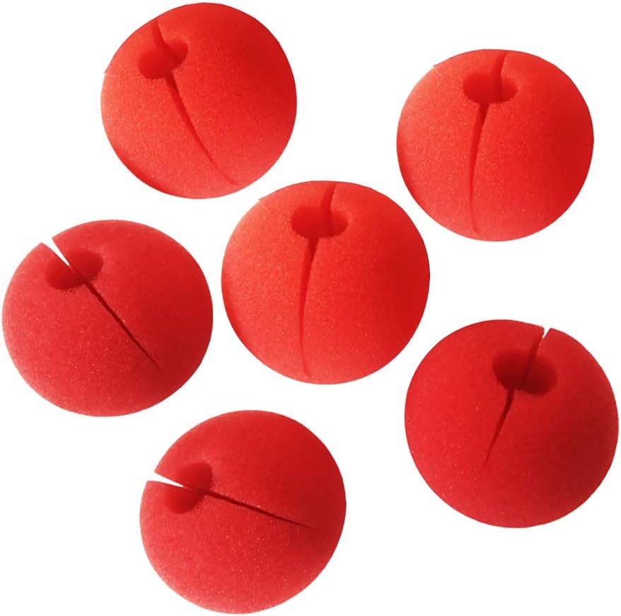 Legendary 12 Halloween Red Foam Clown — WeirdThingsToBuy weird find
