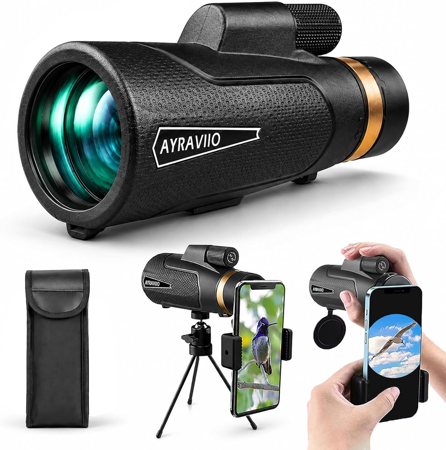 Legendary 12x60 Monocular Telescope Birthday Gifts — WeirdThingsToBuy weird find