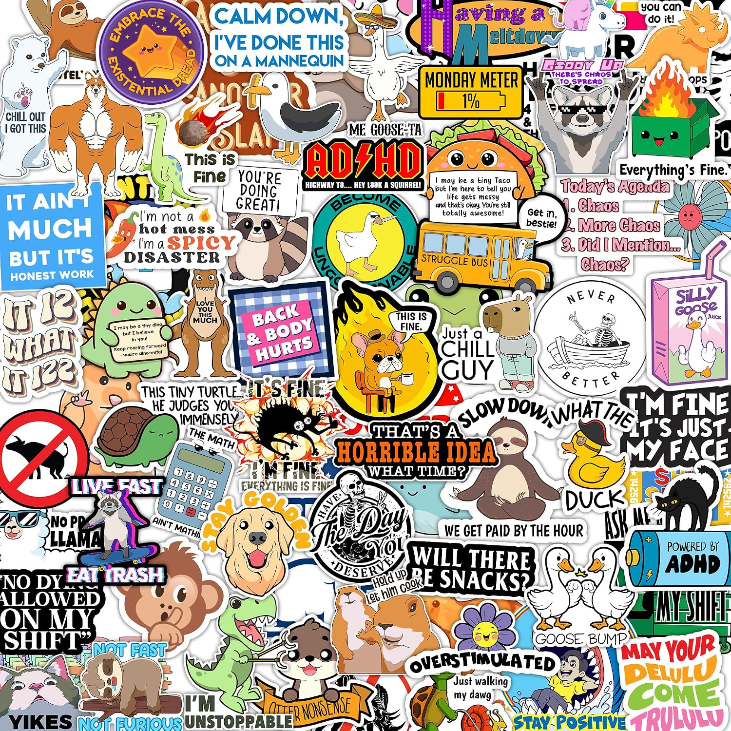 Legendary 166 Funny Stickers Adults Dirty — WeirdThingsToBuy weird find