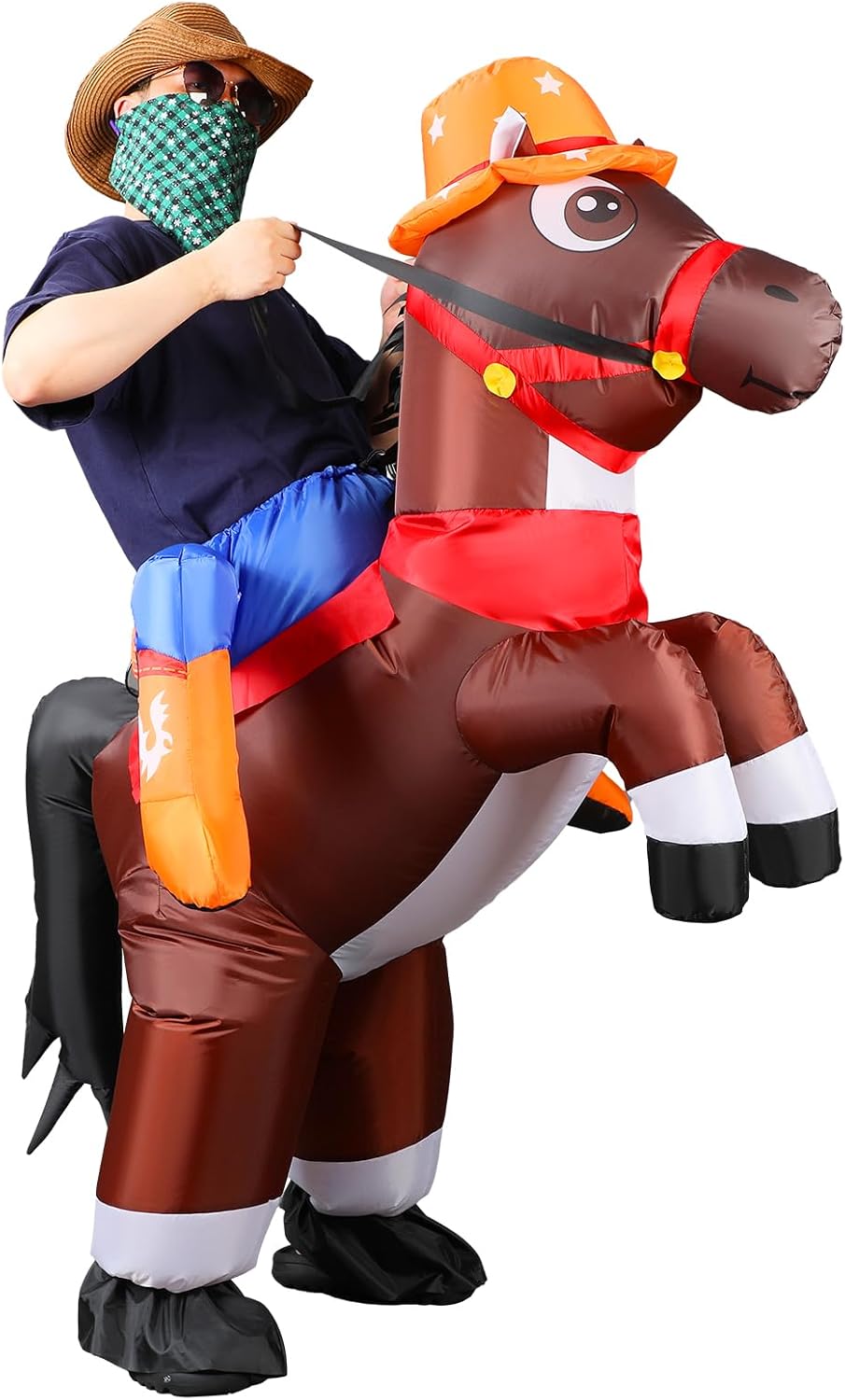 Legendary 2 Inflatable Horse Costume Adult — WeirdThingsToBuy weird find