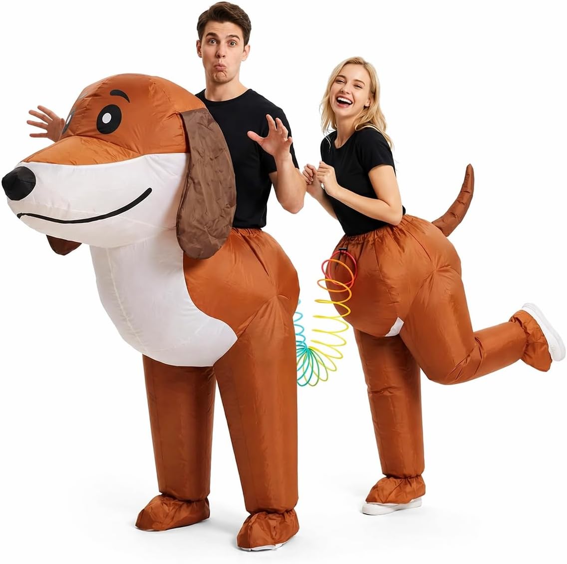 Legendary 2 Person Inflatable Dachshund Costume — WeirdThingsToBuy weird find