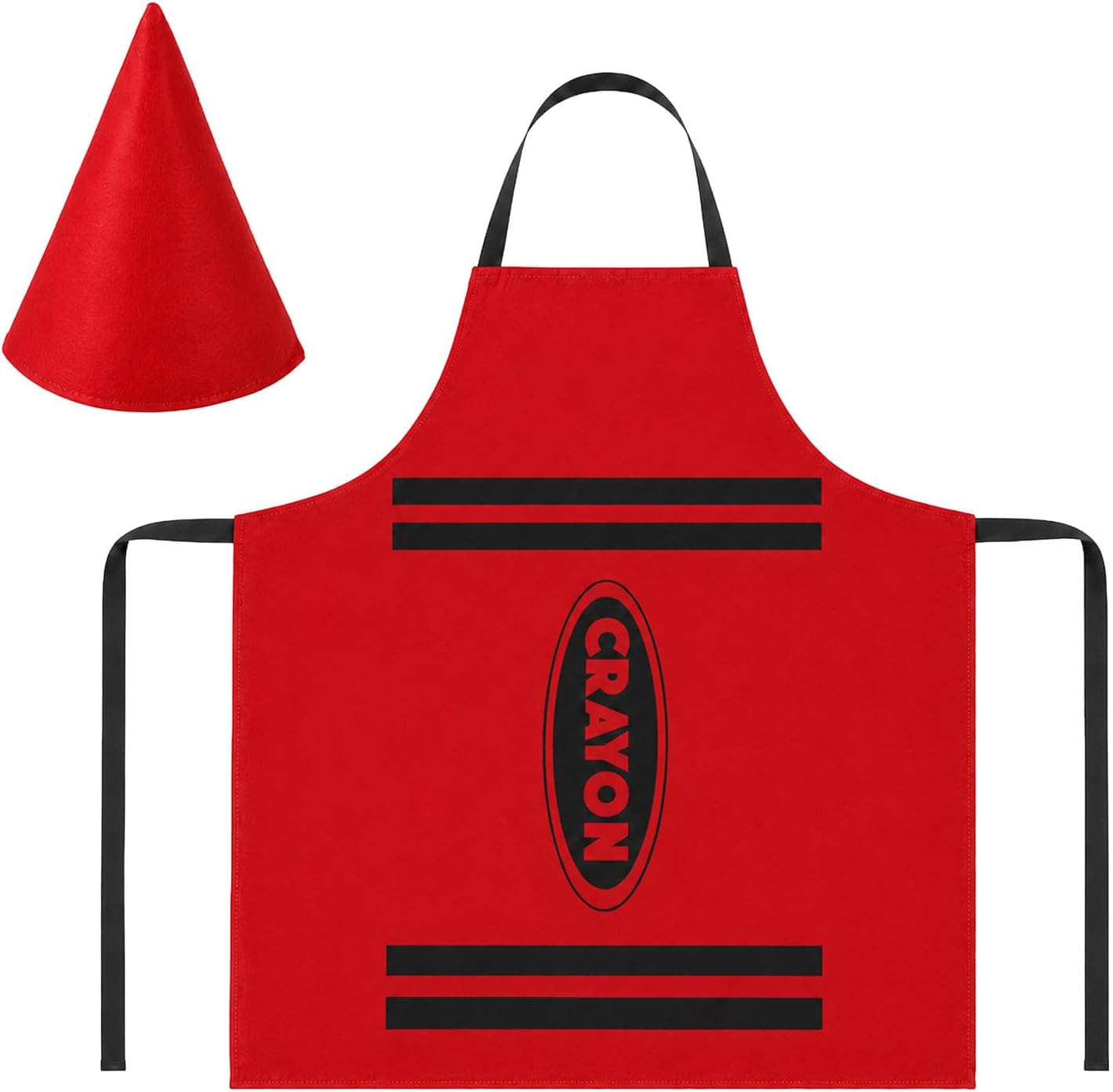 Legendary 2pcs Crayon Apron Red Crayon — WeirdThingsToBuy weird find