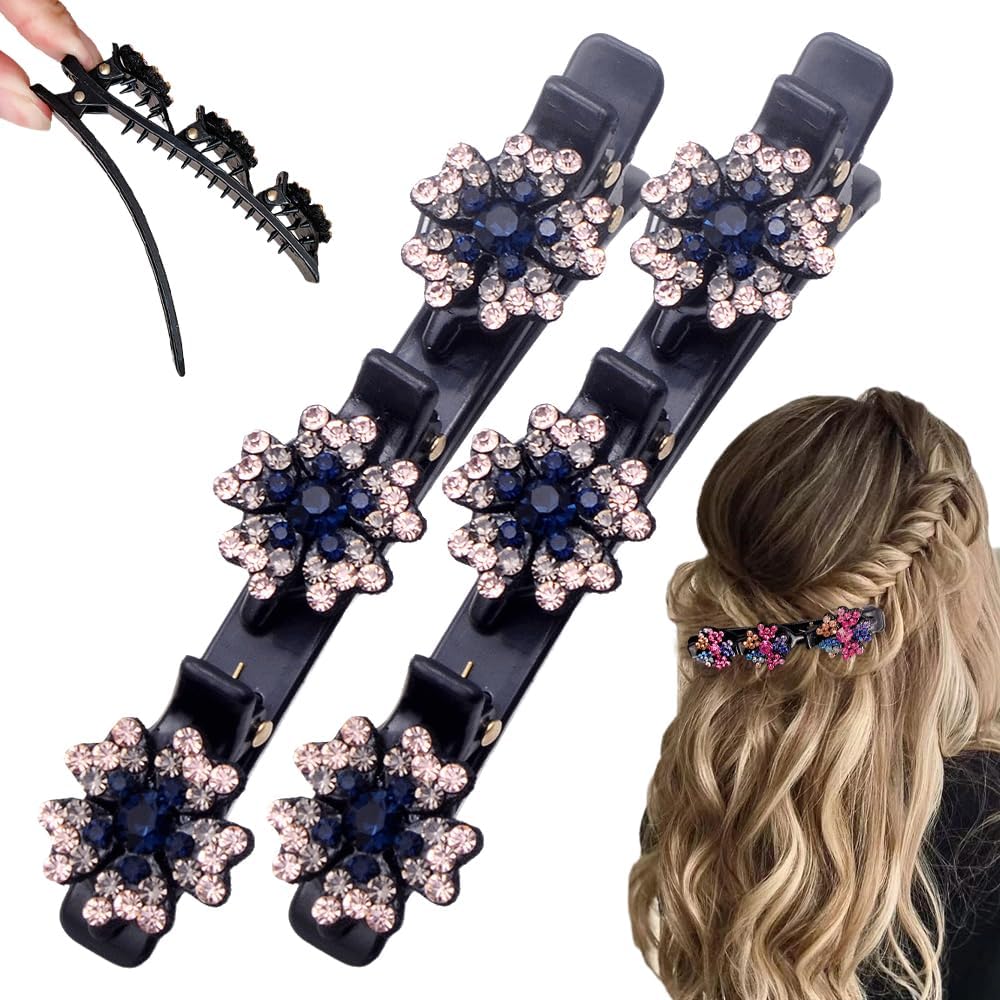 Legendary 2pcs Sparkling Crystal Stone Braided — WeirdThingsToBuy weird find