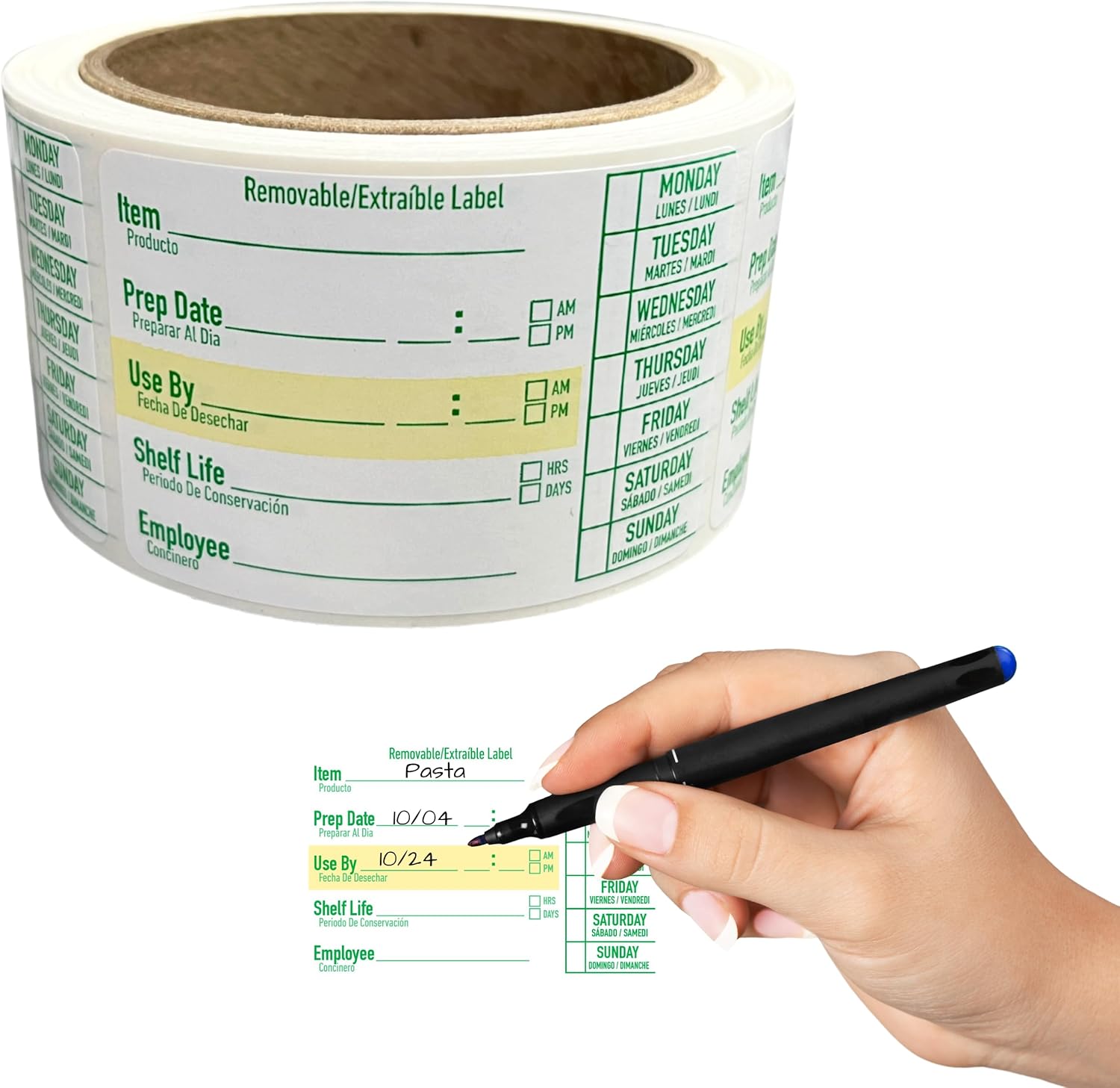 Legendary 2x3 Removable Freezer Food Labels — WeirdThingsToBuy weird find