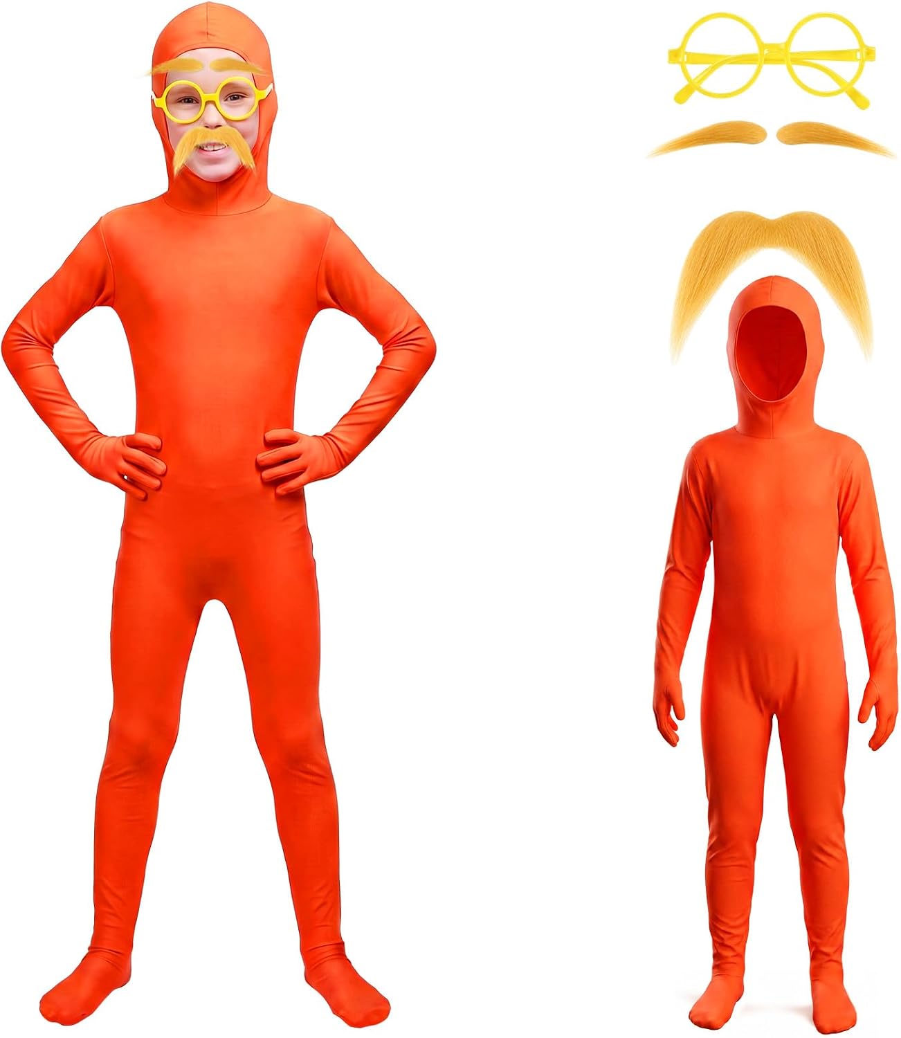 Legendary 3 Halloween Orange Bodysuit Costume — WeirdThingsToBuy weird find