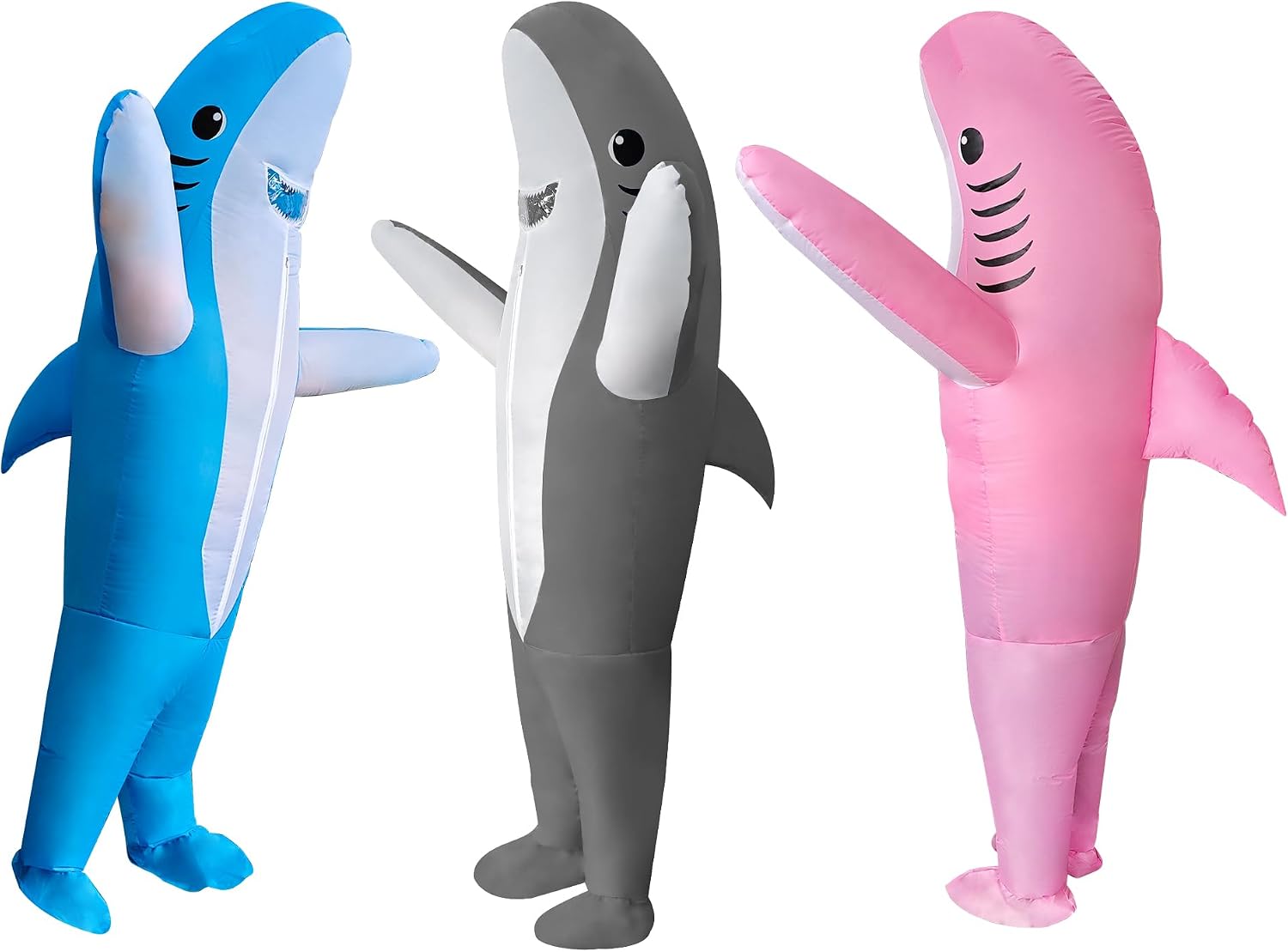 Legendary 3 Packs Inflatable Shark Costume — WeirdThingsToBuy weird find